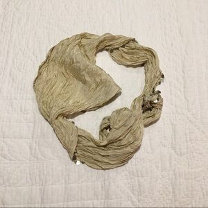 COPY - Tan gypsy crinkle scarf